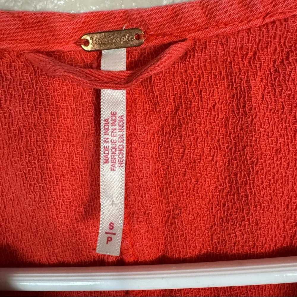 Free People So Fresh Vest‎ in red size small A